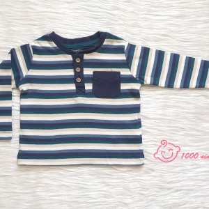 تیشرت آستین بلند راه راه نخی لوپیلو