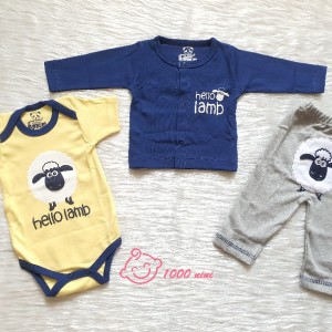 ست 3 تکه طرح بره ناقلا هومن