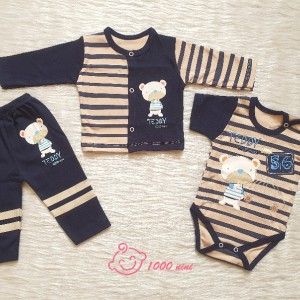 ست 3 تکه طرح تدی راننده گود مارک 3158