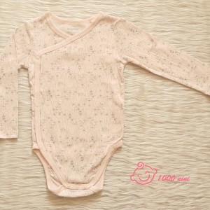 بادی آستین بلند جلودکمه دار دخترانه نخی لوپیلو