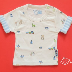 تی شرت آستین کوتاه تمام چاپ طرح ترن اسپیکو