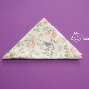 روسری طرح گنجشک نیلی