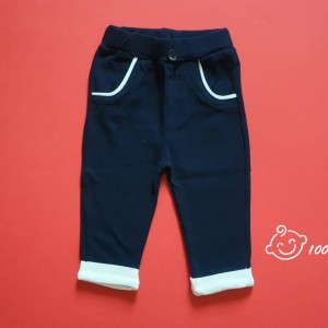 شلوار سرمه ای راه راه نیلی