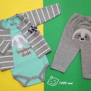 ست 3 تکه طرح راکون هومن