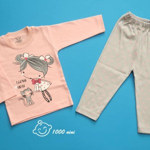 ست 2 تکه طرح دختر هومن