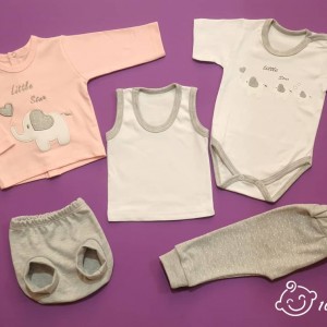 ست 5 تکه طرح فیل صورتی گودمارک 3166