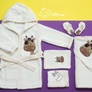 ست 5 تکه حوله طرح زرافه کوکالو