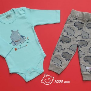 ست 2 تکه طرح اسب آبی لایت