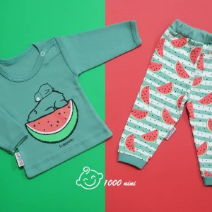 ست 2 تکه یلدایی طرح ملون لوپتو