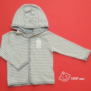 سویشرت کلاه دار خاکستری راه راه لوپیلو