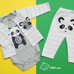 ست 3 تکه طرح پاندا هومن