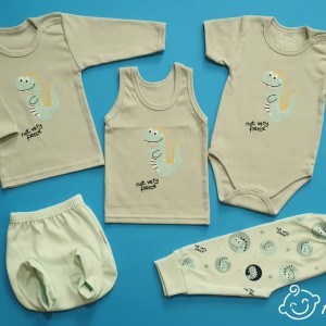 ست 5 تکه طرح دایناسور آرین