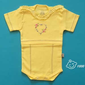 زیردکمه ای آستین کوتاه طرح لیلیوم لیدولند