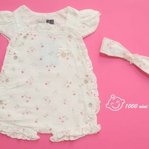 پیراهن طرح خالدار ایندیگو 19708