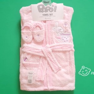 ست حوله 5 تکه خرگوش و گل پاپو