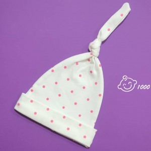 کلاه شیطونی خال خالی ماوی کد 04