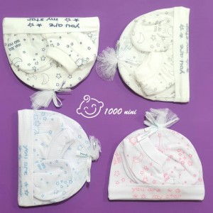 ست کلاه بیمارستانی ماه و ستاره ماوی