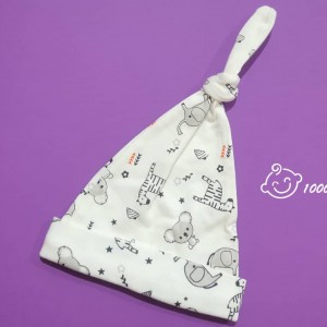 کلاه شیطونی حیوانات سفید ماوی کد 13