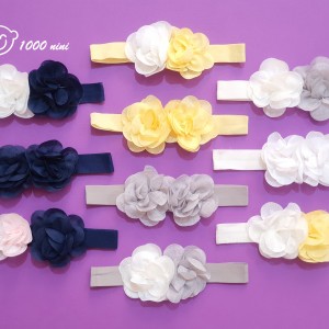 تل 2 گل پارچه ای ماوی