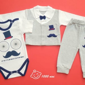 ست 3 تکه طرح سیبیل گود مارک 480