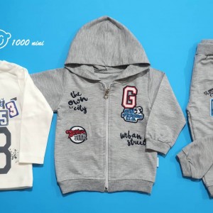 3 تکه ملانژ گلدوزی طرح 53 مهتابیبی  3420