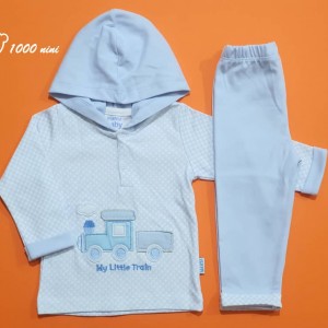 ست هودی شلوار گلدوزی طرح train (ترین) 3397