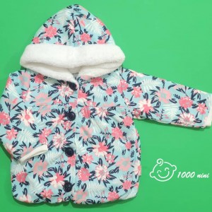 سویشرت توخزدار آبی مهتابیبی 3451