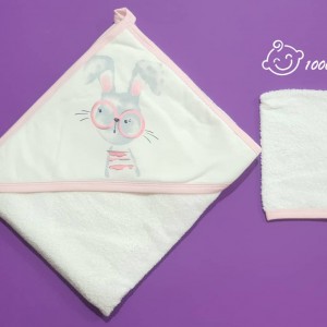 ست حوله و لیف طرح خرگوش