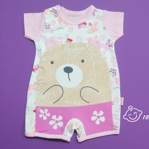 رامپر دخترانه خرس مهتابیبی 3516