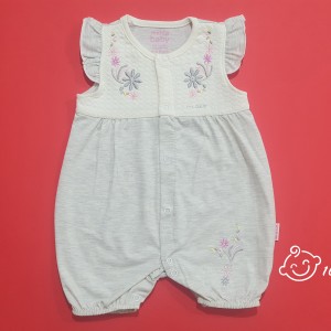 رامپر ملانژ گلدوزی گل مهتابیبی 3579