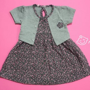 پیراهن ژیله ای گل مهتابیبی 3572