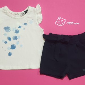 تاپ و شلوارک السی برند پاپو 309