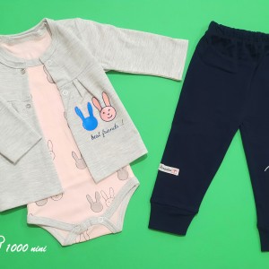 ست 3 تکه طرح خرگوش لایت 336