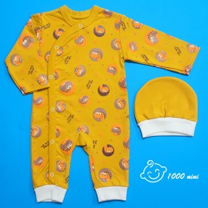 سرهمی و کلاه دایناسور خردلی آرین