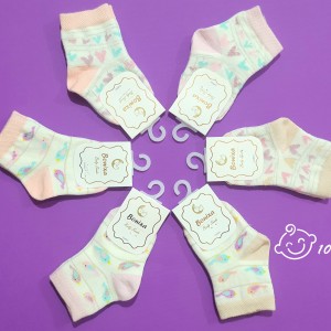 جوراب طرح پرنده و قلب بونیکسا