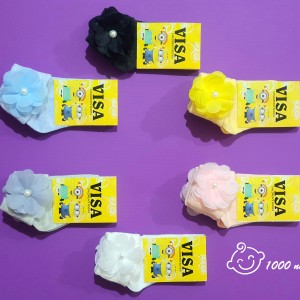 جوراب گل مروارید ویزا