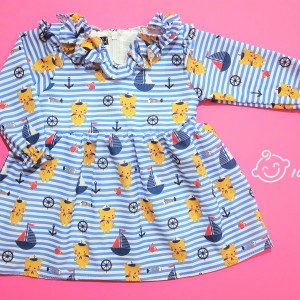 پیراهن راه راه bee کد 3966