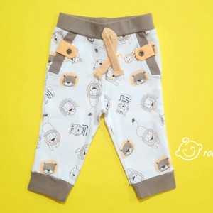 شلوار تمام چاپ شیر نیلی