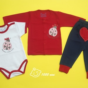 ست 3 تکه کفشدوزک آرین