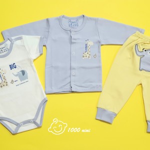 ست 3 تکه فیل زرافه آرین کد 02