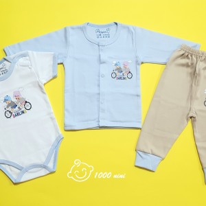 ست 3 تکه دارلینگ آبی آرین