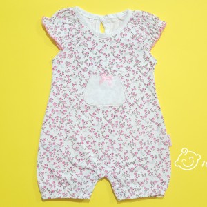 رامپر دخترانه گلدوزی ریز مهتابیبی 3540