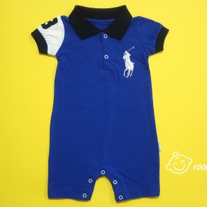 رامپر پسرانه polo آبی مهتابیبی 3541