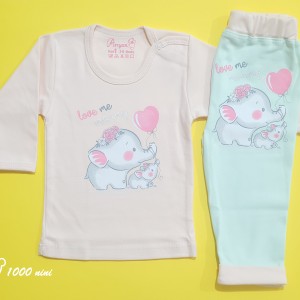 ست 2 تکه طرح فیل قلب آرین