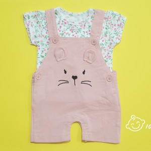 ست 2 تکه پیشبندی گل و خرگوش کارترز