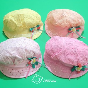 کلاه لبه دار گل خال خالی پنگوئن 611