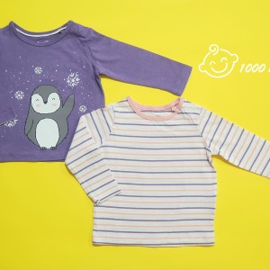 تیشرت آستین بلند پنگوئن دخترانه لوپیلو