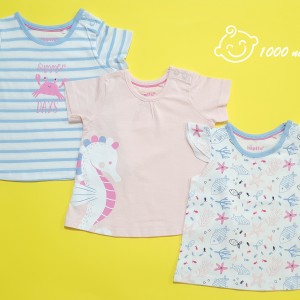 تیشرت آستین کوتاه دریا دخترانه لوپیلو