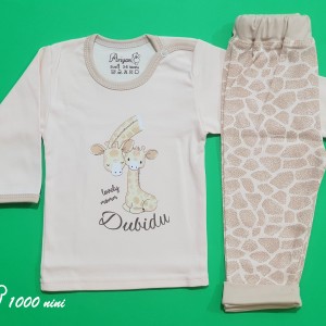 ست 2 تکه طرح زرافه مادر آرین