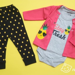 ست 3 تکه طرح آناناس لایت